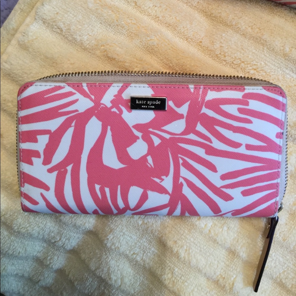 Kate Spade Jules Palm wallet - Picture 2 of 4